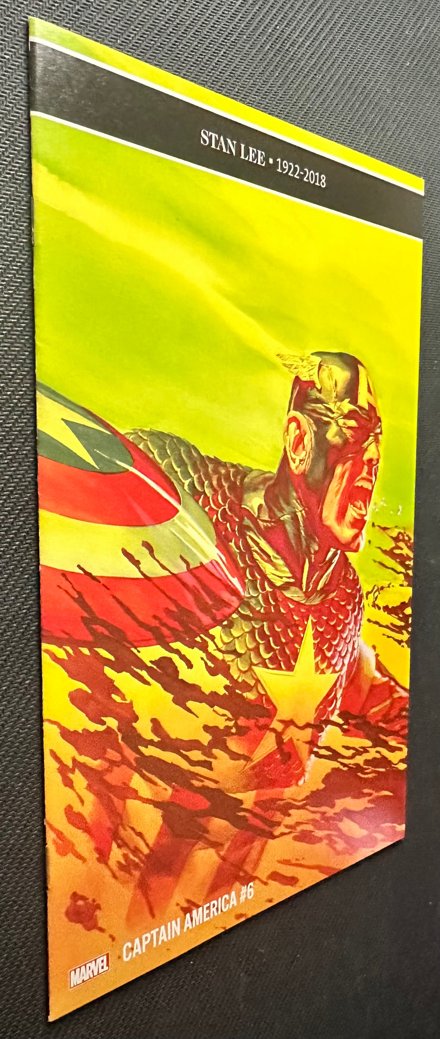 Captain America #6 - Stan Lee Tribute - Fiery Patriotism