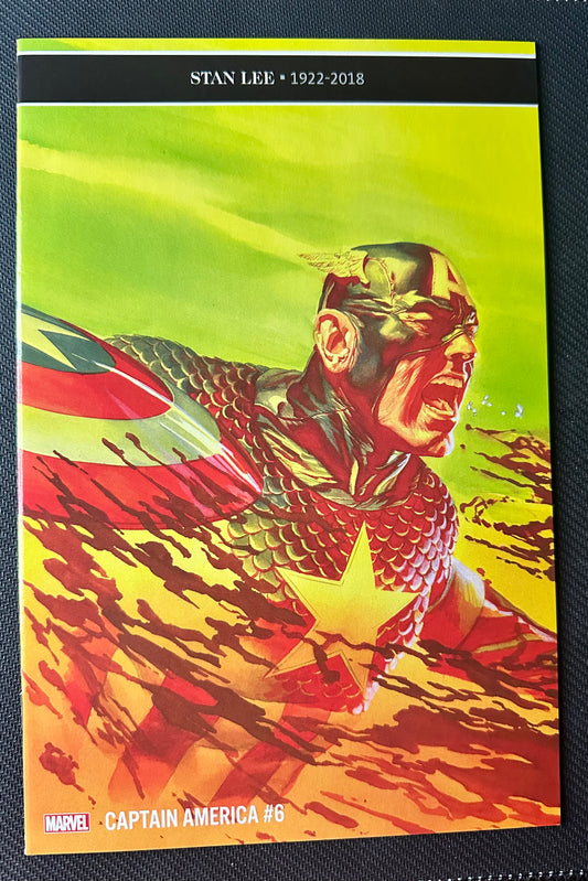 Captain America #6 - Stan Lee Tribute - Fiery Patriotism