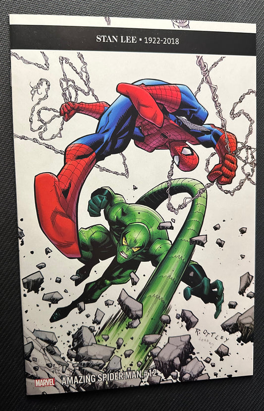Amazing Spider-Man #12 - Stan Lee Tribute Vaient - Spider vs. the Lizard!