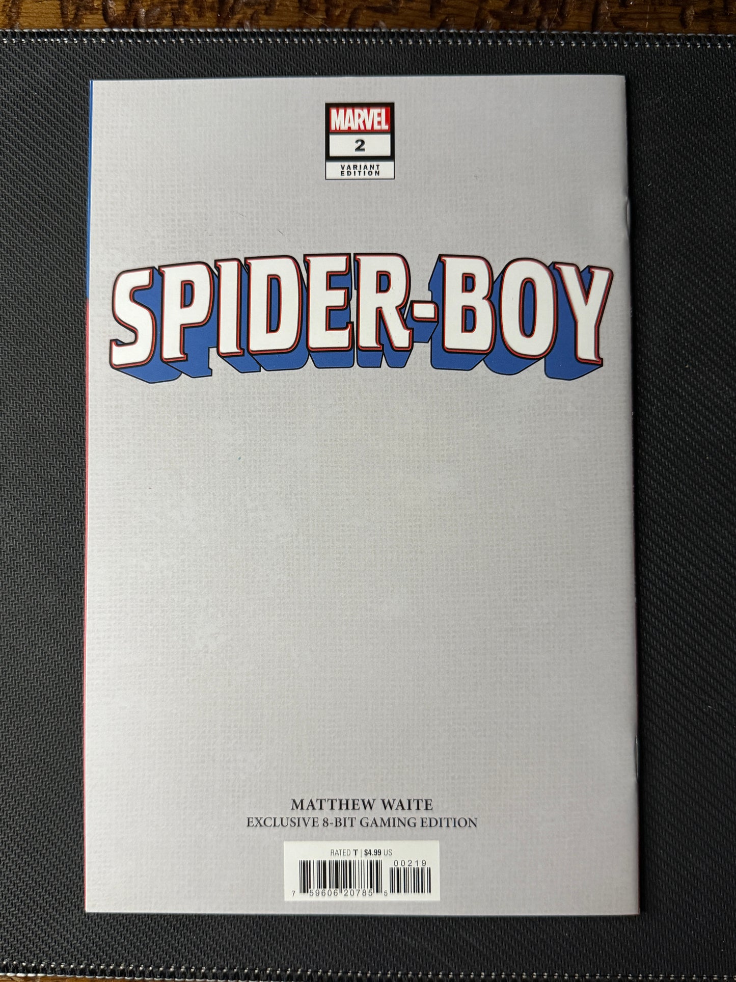 Spider-Boy: Marvel Varient Edition - Retro Arcade Cover