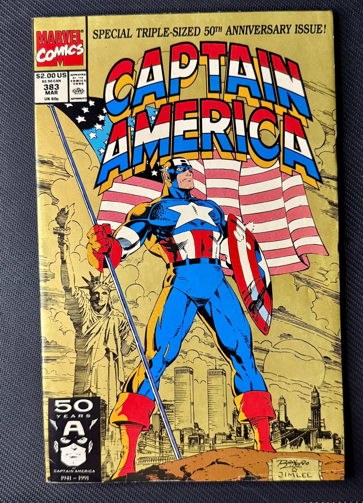 Captain America #383 - 50th Anniversary Tripple-sized Issues!