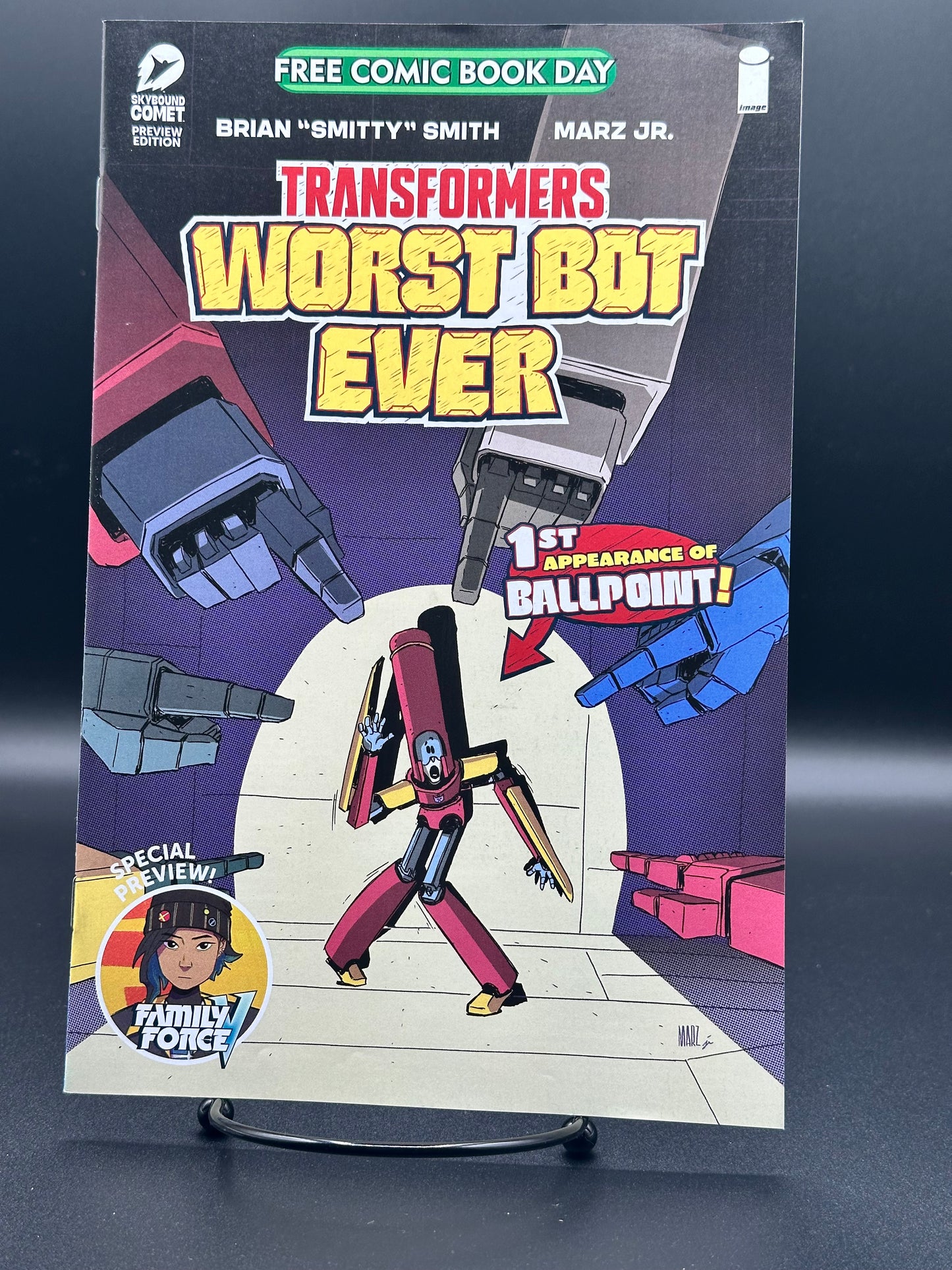 Transformers: Worst Bot Ever —Free comic book Day (Skybound Comet Preview)