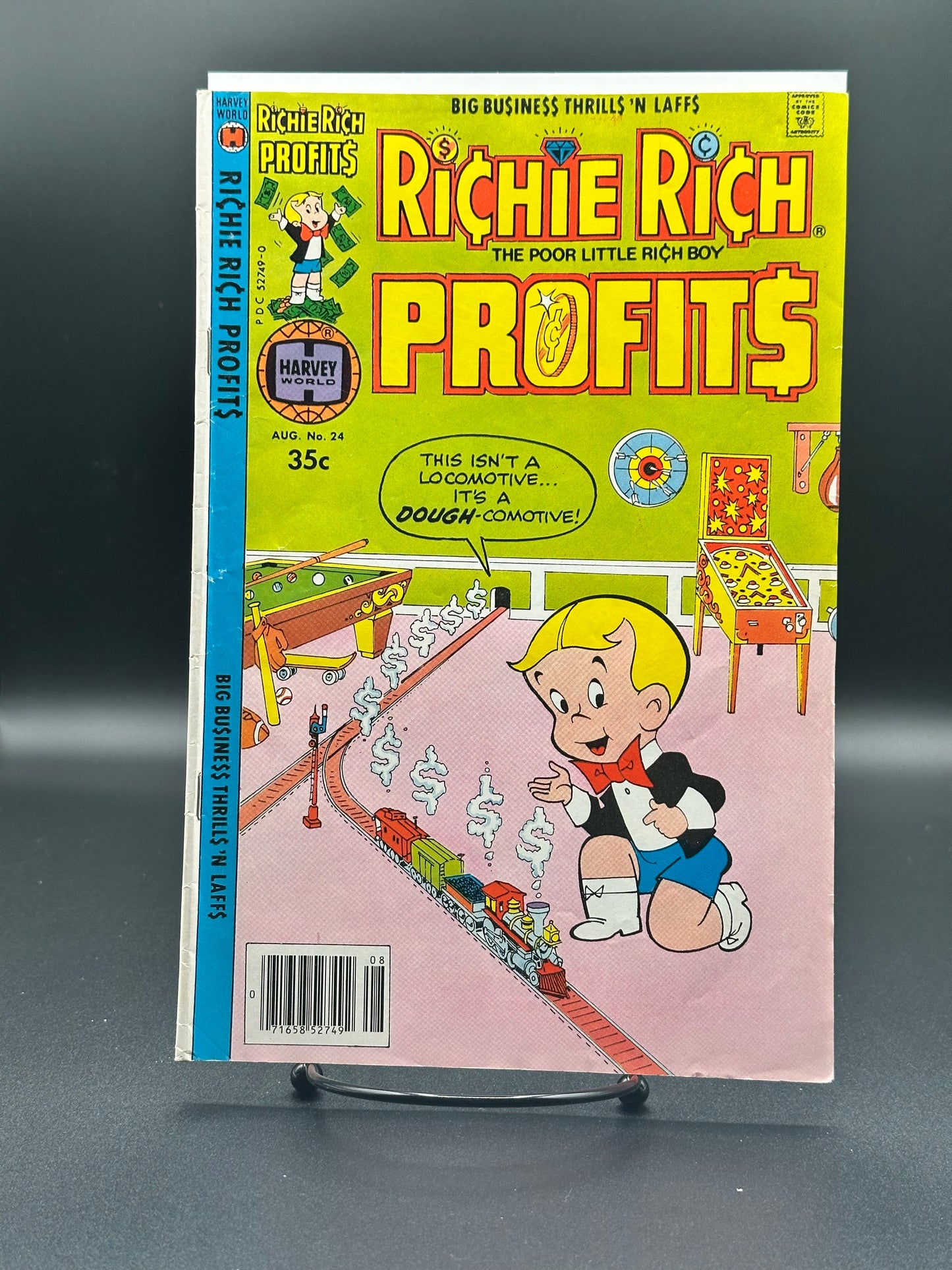 Richie Rich Profits #24 – “Dough”-omotive Edition | Harvey Comics Vintage 1970s
