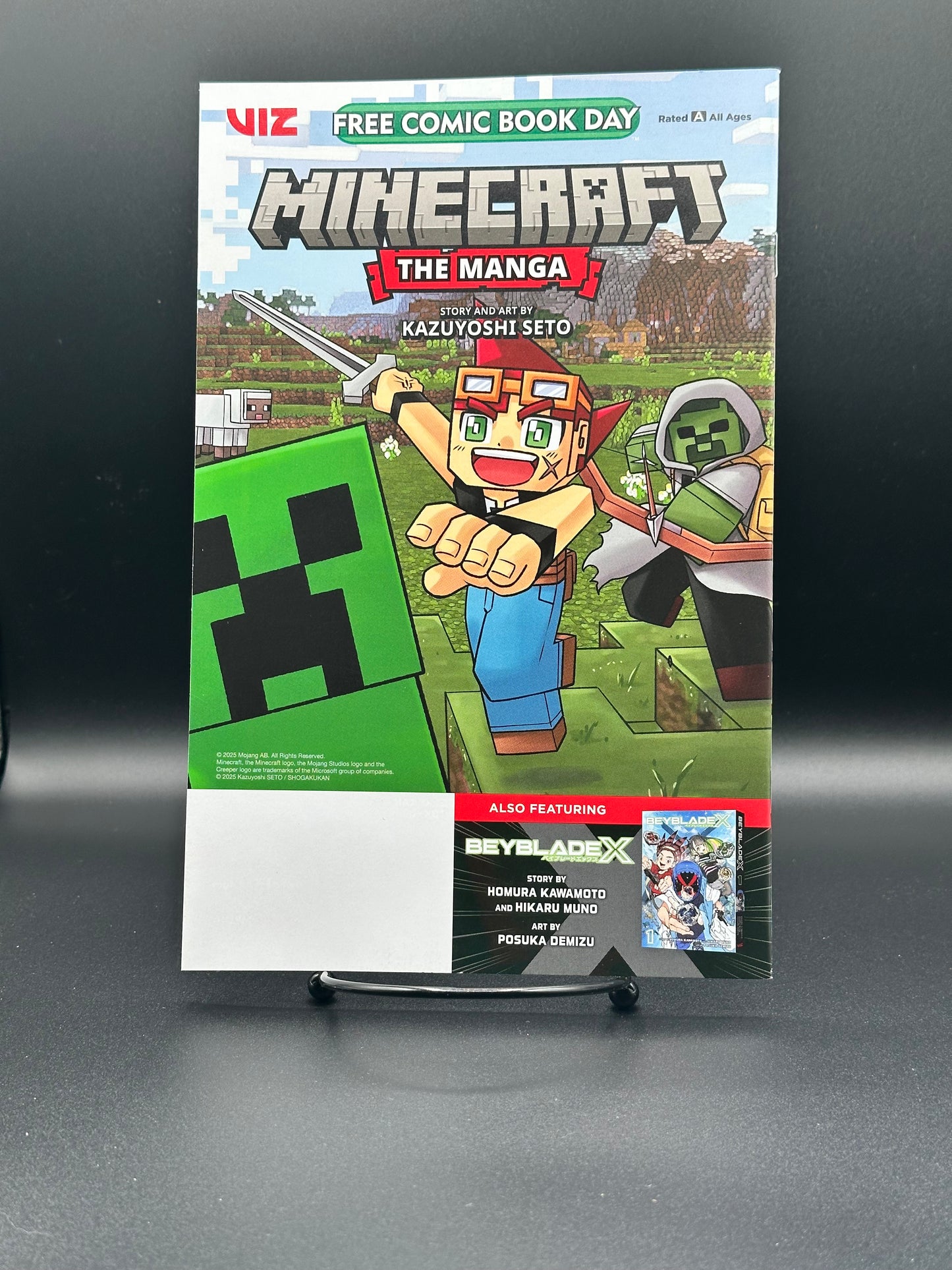 Minecraft: The Manga (Free Comic Book Day Edition) — also Featuring Beyblade X